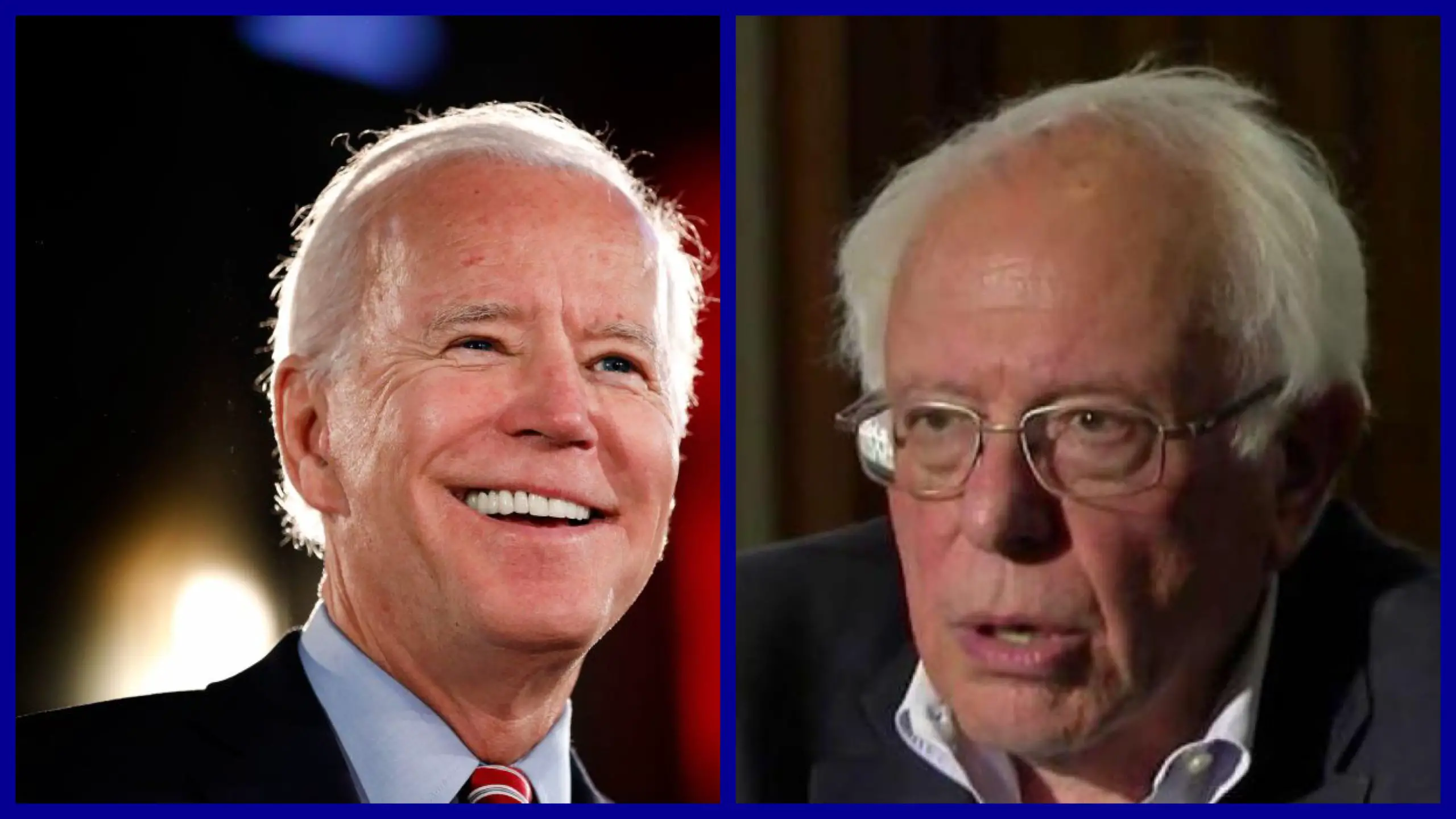 Primaires démocrates : Joe Biden , Bernie Sanders
