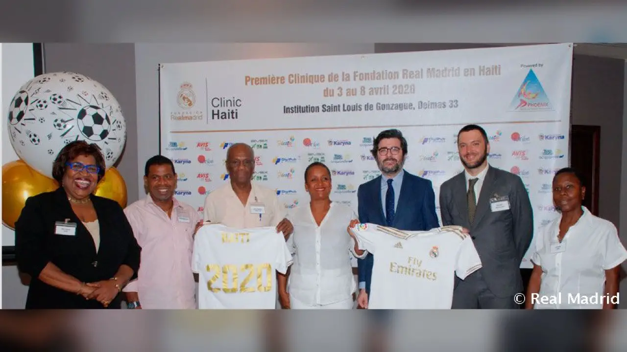 Haïti accueillera en décembre, pour la première fois, un programme du Real Madrid