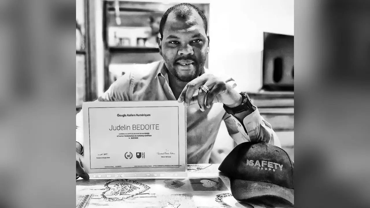 Judelin Bedoite, l’haïtien certifié par Google dans la promotion numérique