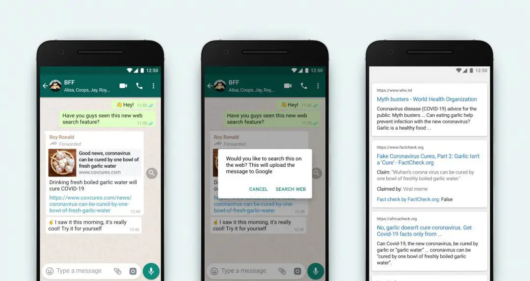 WhatsApp lance une nouvelle fonctionnalité pour combattre les FakeNews