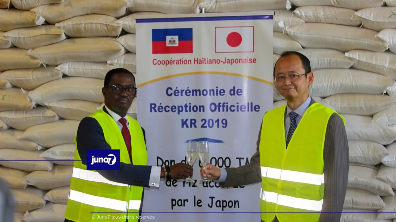 Coopération Nippo-haïtienne: le Japon fait un don de riz estimé à plus de 3 millions de dollars