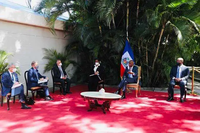 nouveau Premier ministre - Le président Jovenel Moïse et des membres de l'opposition ont rencontré la mission de l'OEA en Haïti
