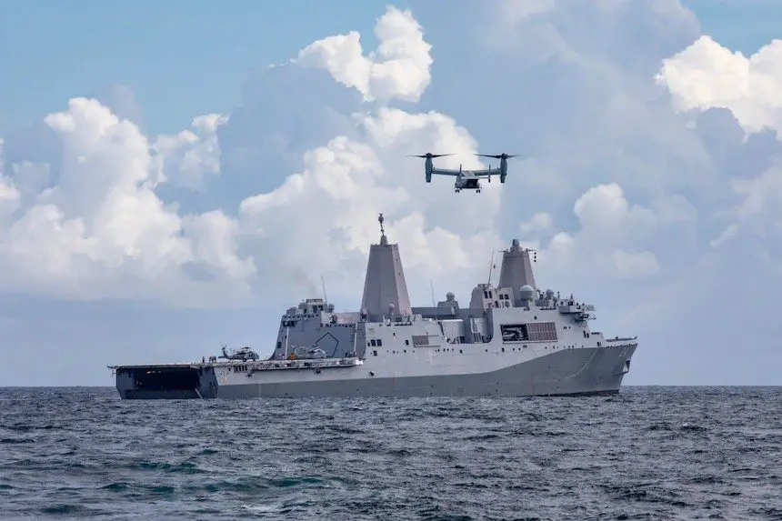 L'USS Arlington, un bateau de l'armée américaine, arrive en Haïti pour soutenir USAID