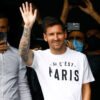 Lionel Messi est arrivé à Paris