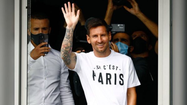 Lionel Messi est arrivé à Paris