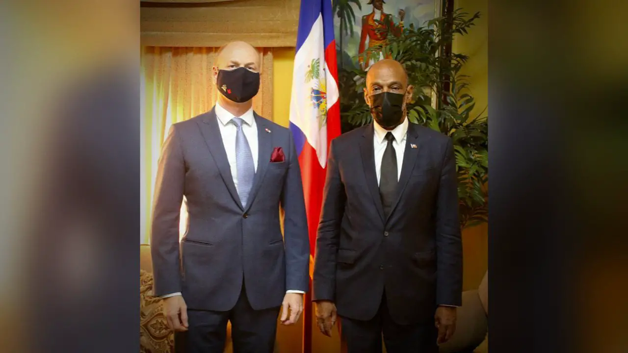 Le PM Ariel Henry a rencontré l'ambassadeur sortant du Canada en Haïti