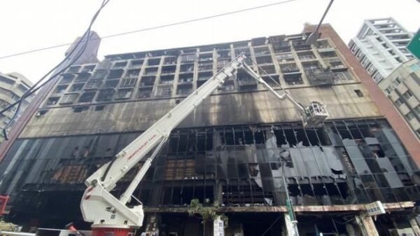 Un incendie dans un immeuble à Taïwan fait au moins 46 morts