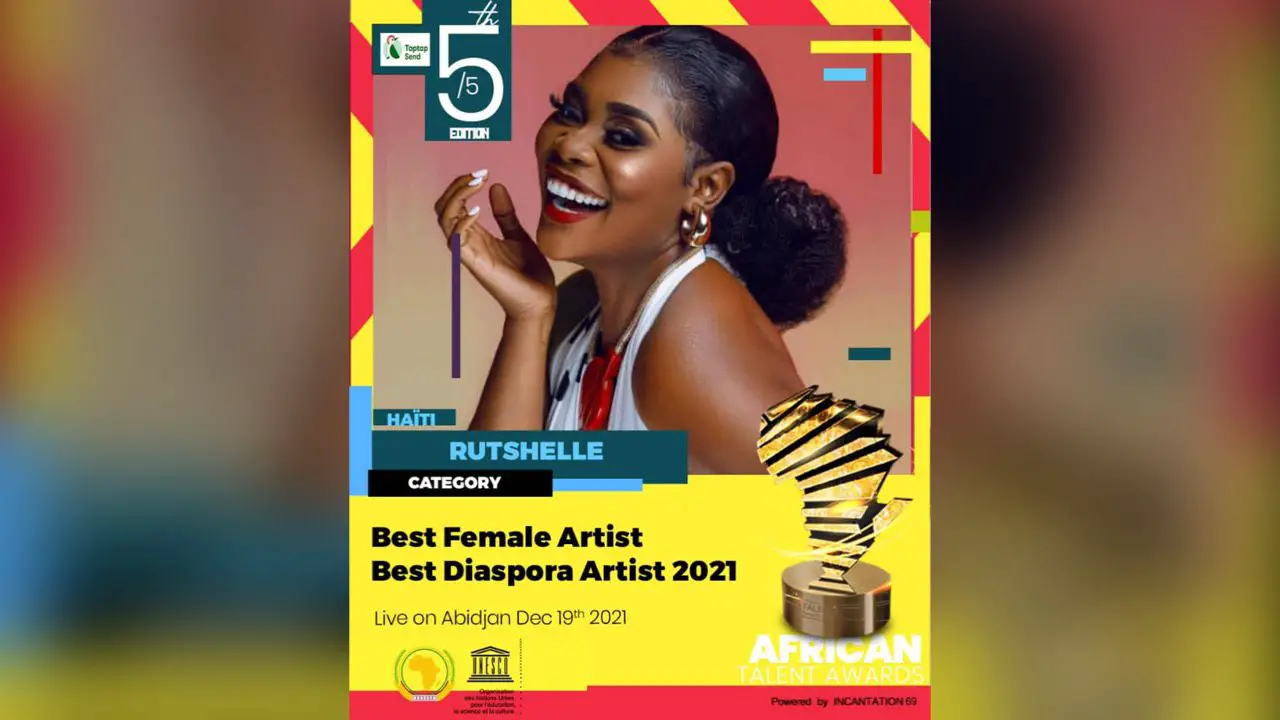 African Talent Awards 2021 : Rutshelle Guillaume nominée dans deux catégories