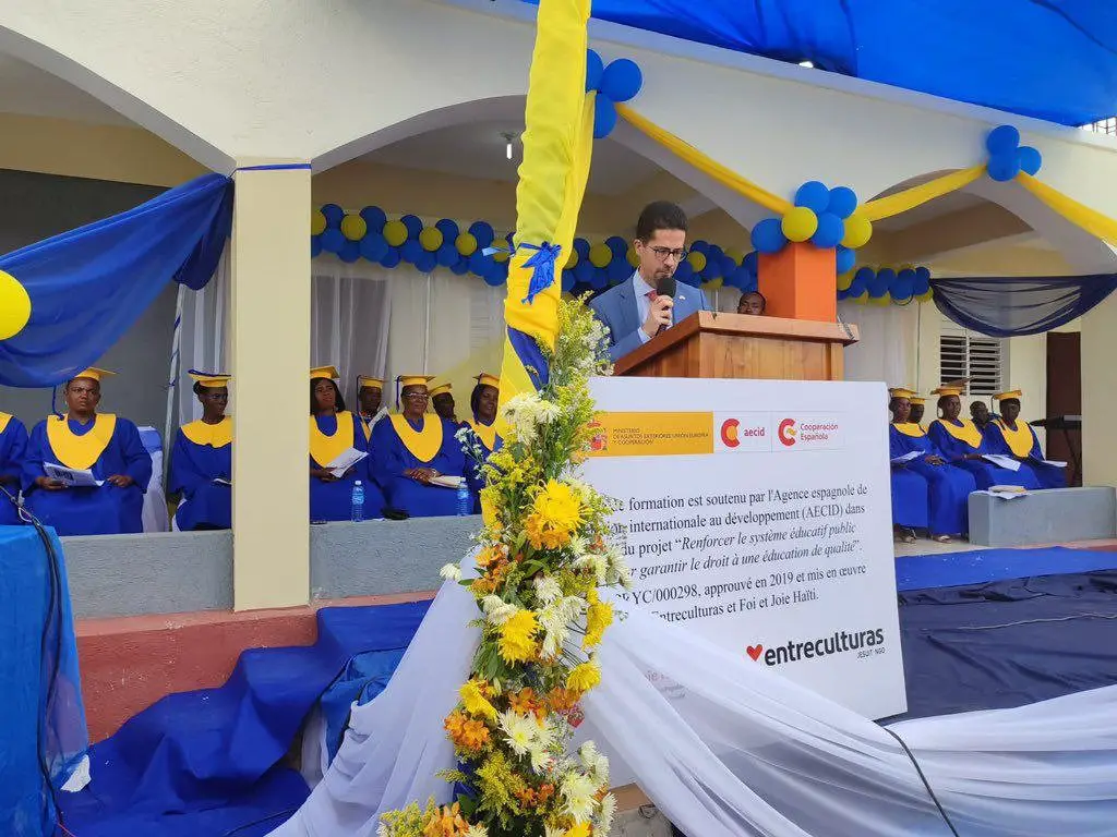 Ouanaminthe: Inauguration d’un centre de formation par l’ambassadeur d’Espagne en Haïti