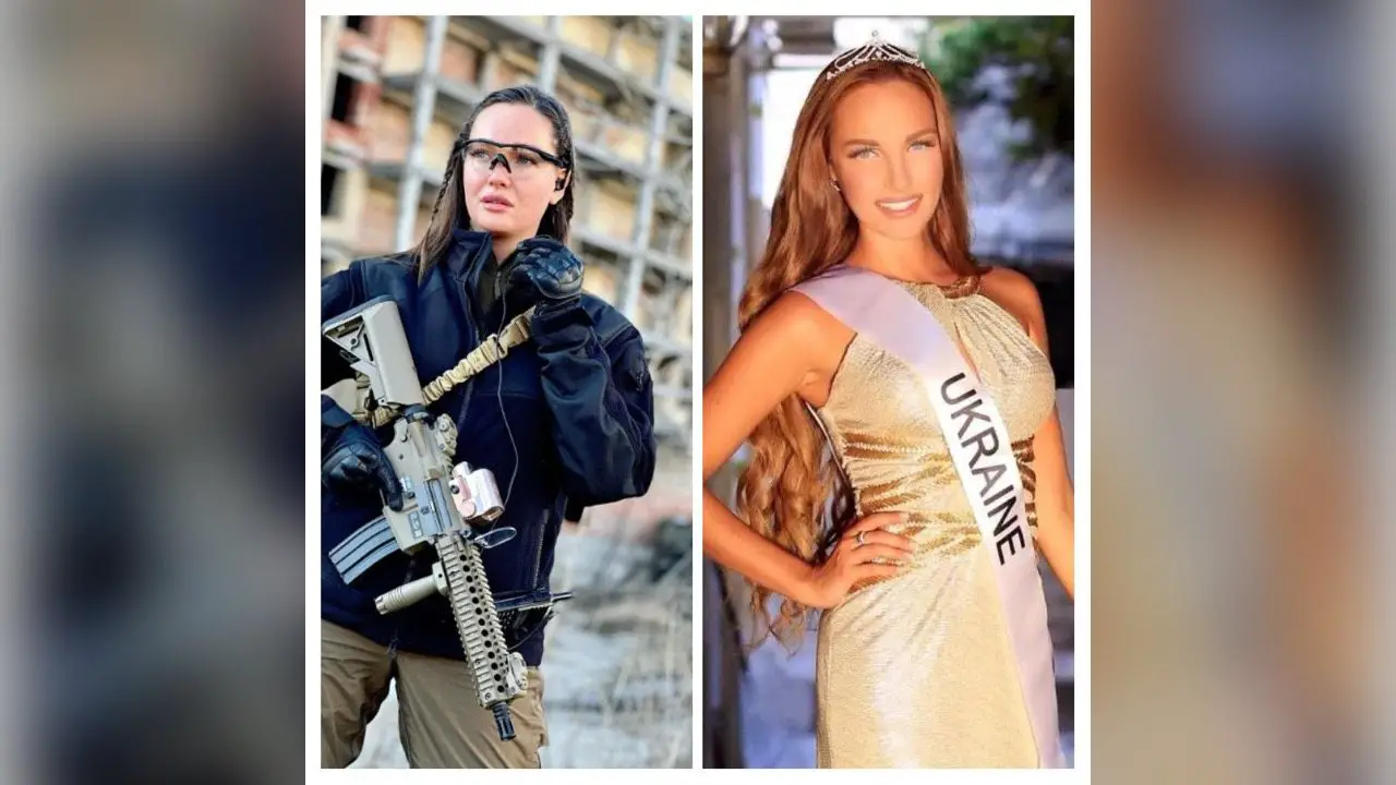 La Miss Ukraine dépose sa couronne et prend les armes pour défendre son pays
