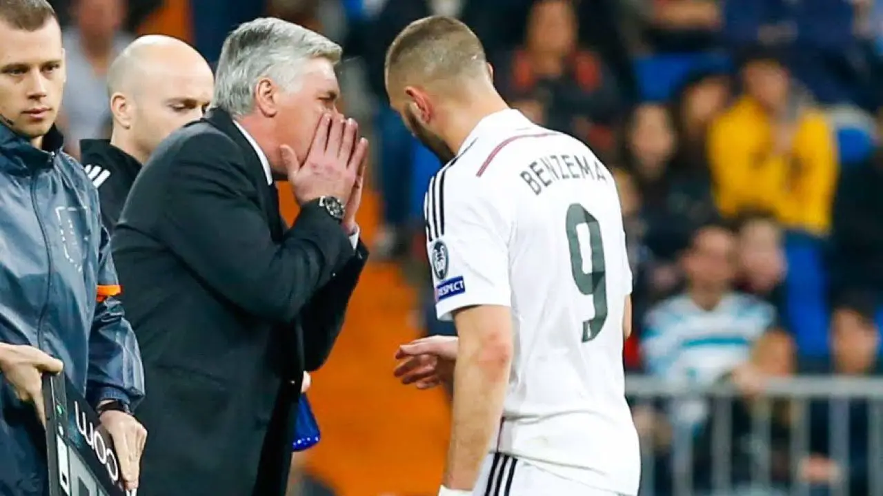 Accrochage verbal entre Benzema et Ancelotti après la rencontre de ligue des champions