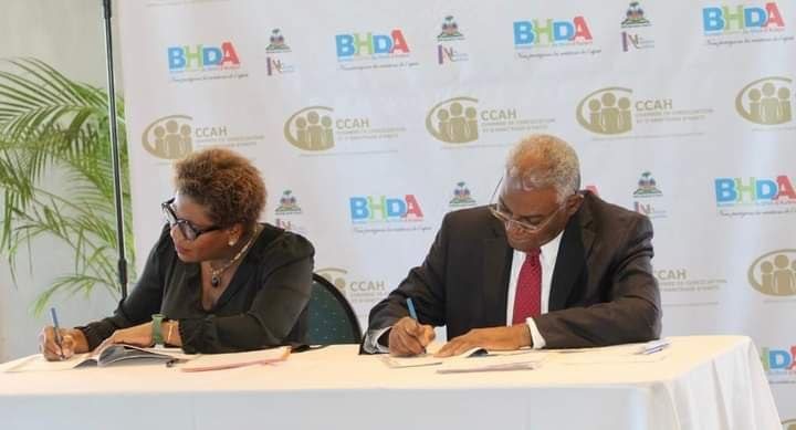 Signature d'un protocole d'accord entre la CCAH et le BHDA