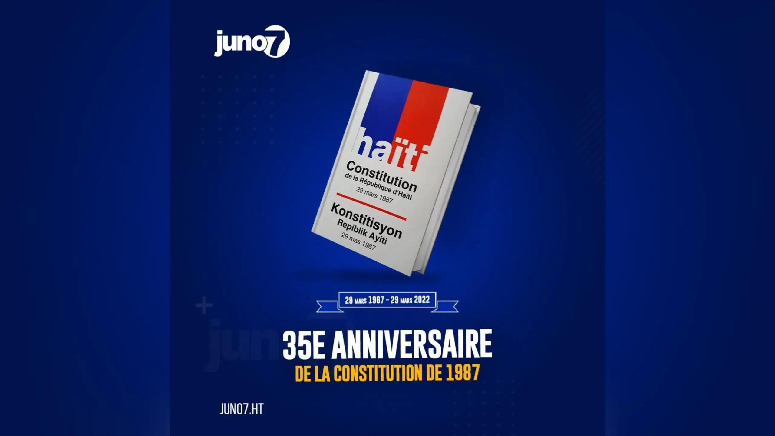 29 mars 2022: 35ème anniversaire de la constitution haïtienne