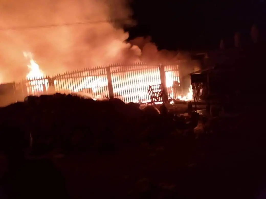 Terrible incendie au marché public de Jacmel