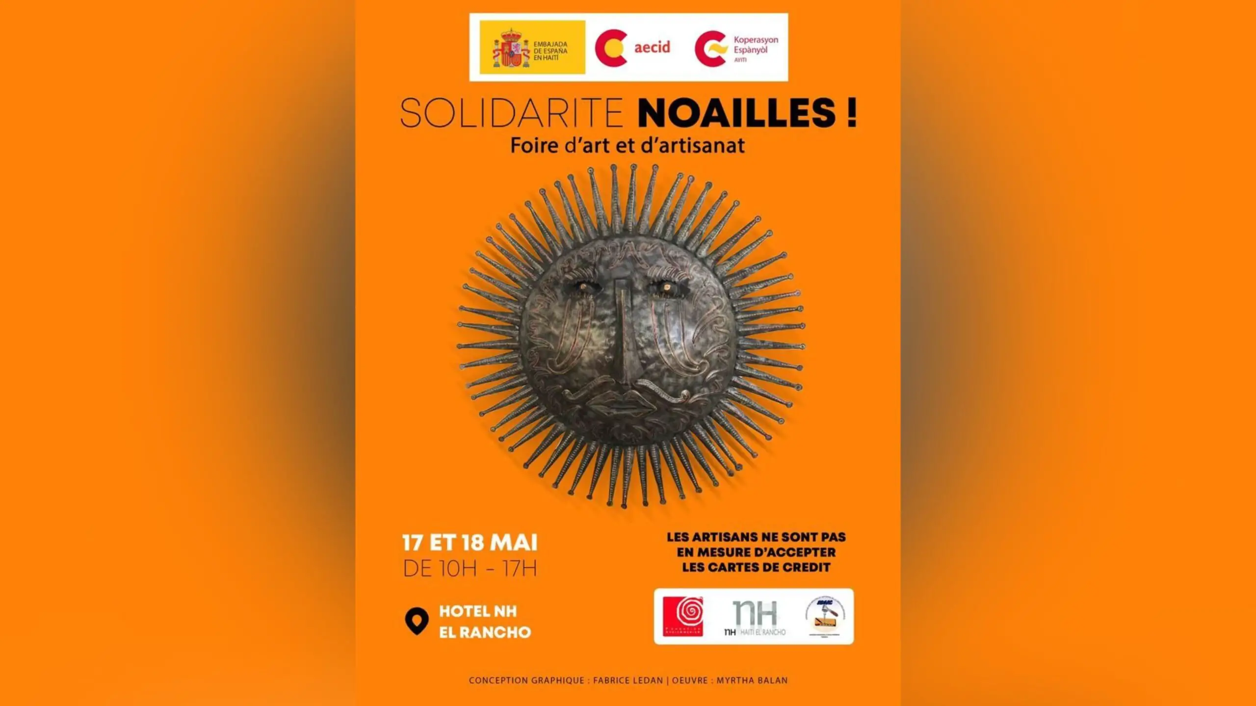 En solidarité avec les artisans de Noailles, l’ambassade d’Espagne en Haïti organise une foire à Pétion-Ville