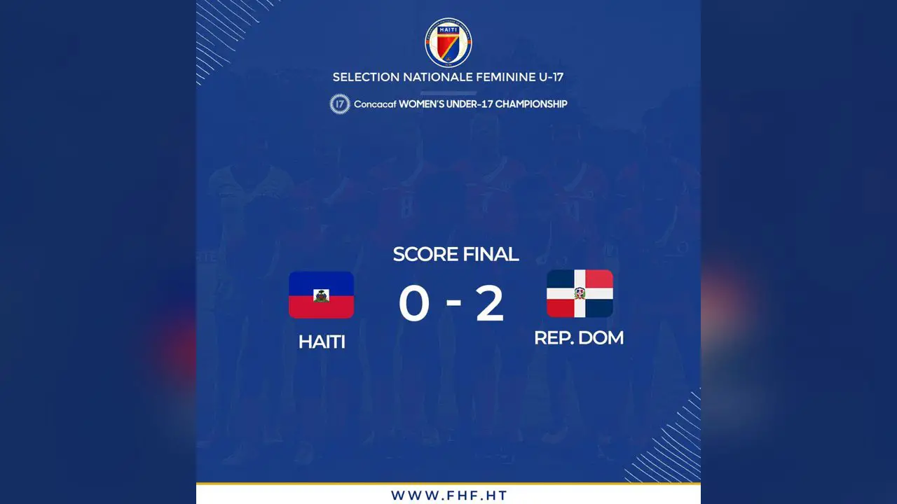 La République dominicaine élimine Haïti dans la course pour le mondial U17 2022