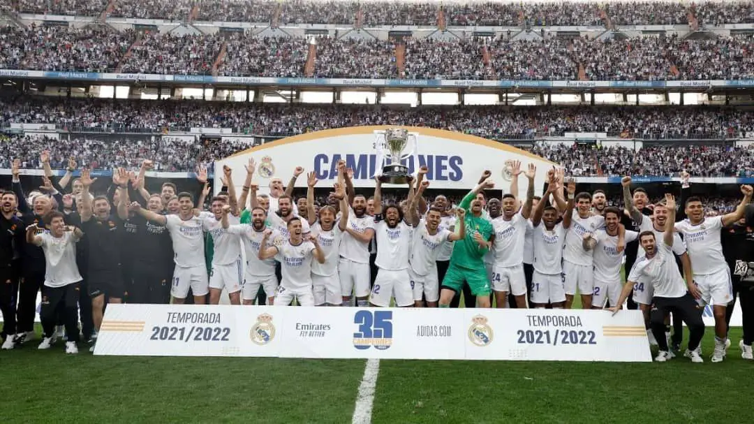 Le Real Madrid remporte son 35e titre de champion d’Espagne