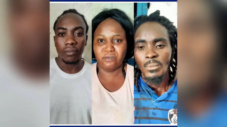 PNH 3 individus arrêtés à Port-de-Paix pour leur implication présumée dans le rapt d'une mineure
