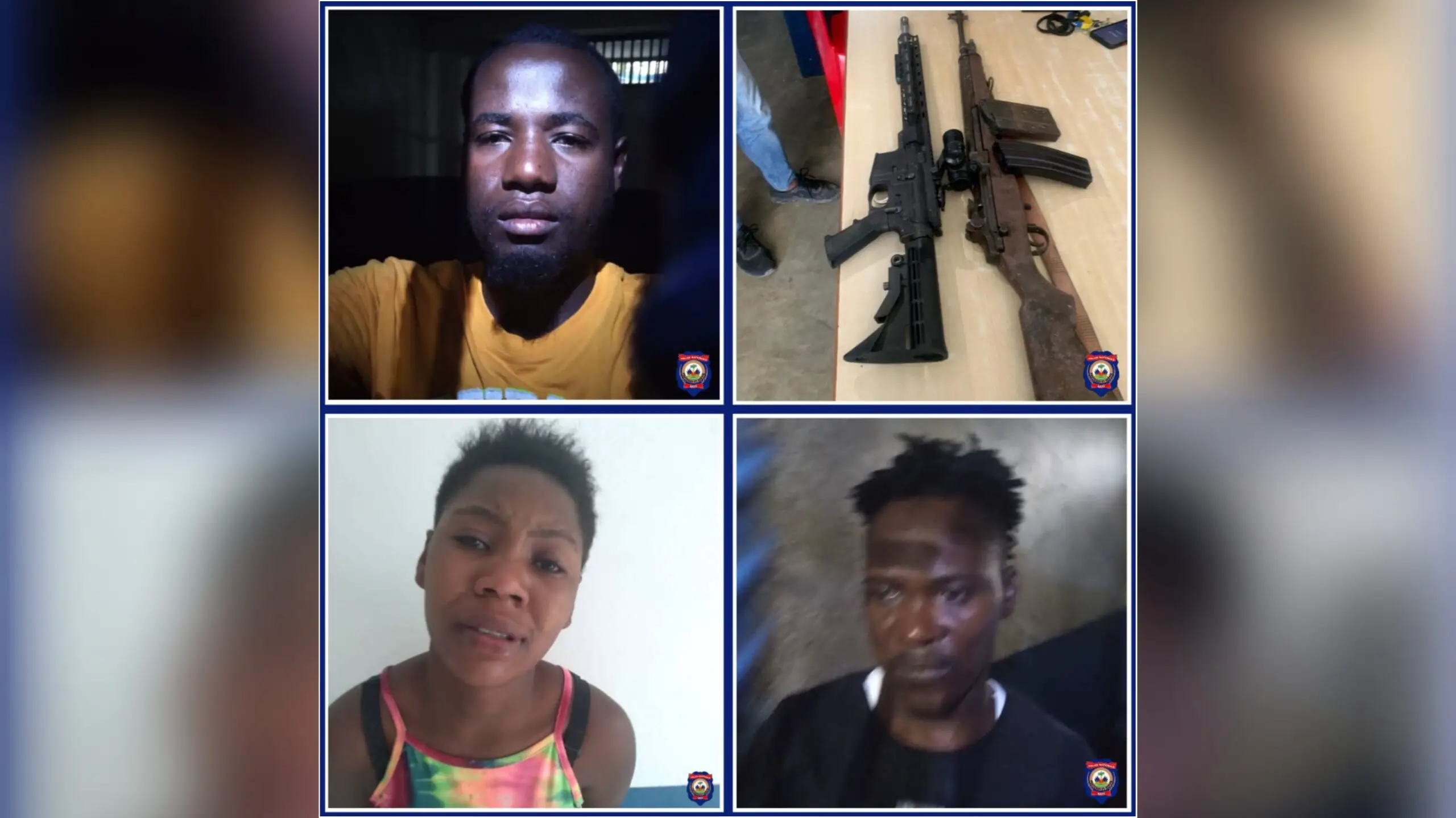 Centre : trois individus dont une femme arrêtés en possession de deux armes automatiques dont un M14  