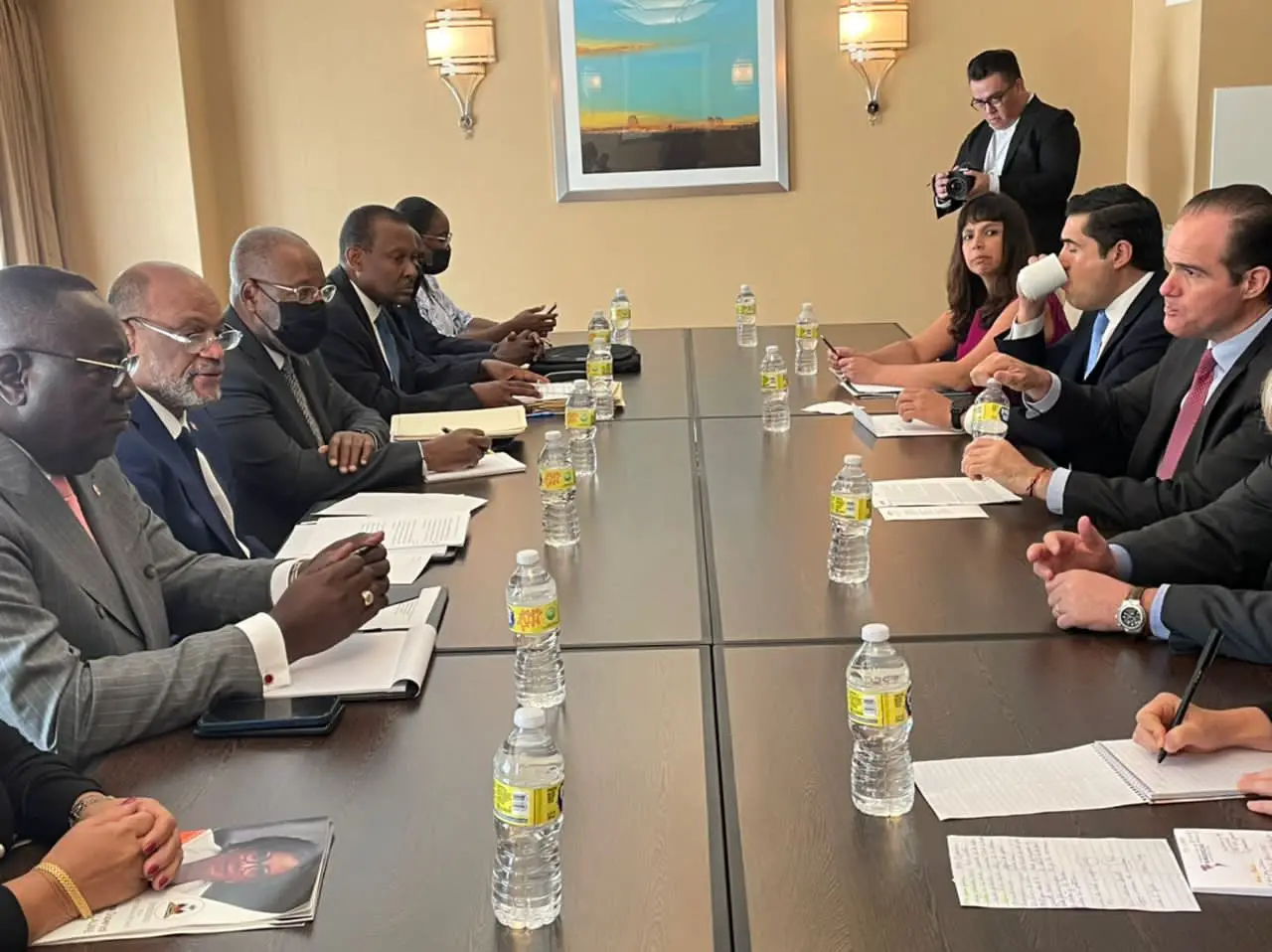 Rencontre entre le PM Ariel Henry et le Président de la BID un programme d'un montant de 1.3 milliards $ à l'étude