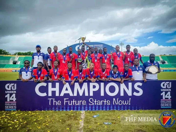 5 victoires, 24 buts marqués et zéro encaissé, Haïti remporte la CFU Challenge Series U14