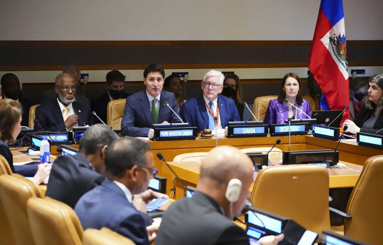 Stabilité et sécurité, au cœur d’une réunion spéciale sur Haïti aux National-Unies présidée par Justin Trudeau