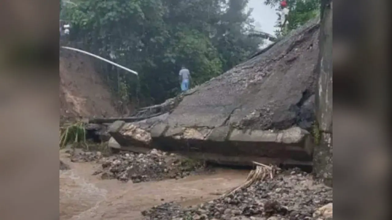 Préoccupé par l’effondrement du pont «Bwadòm» à Plaisance, le MTPTC travaille pour rétablir la circulation