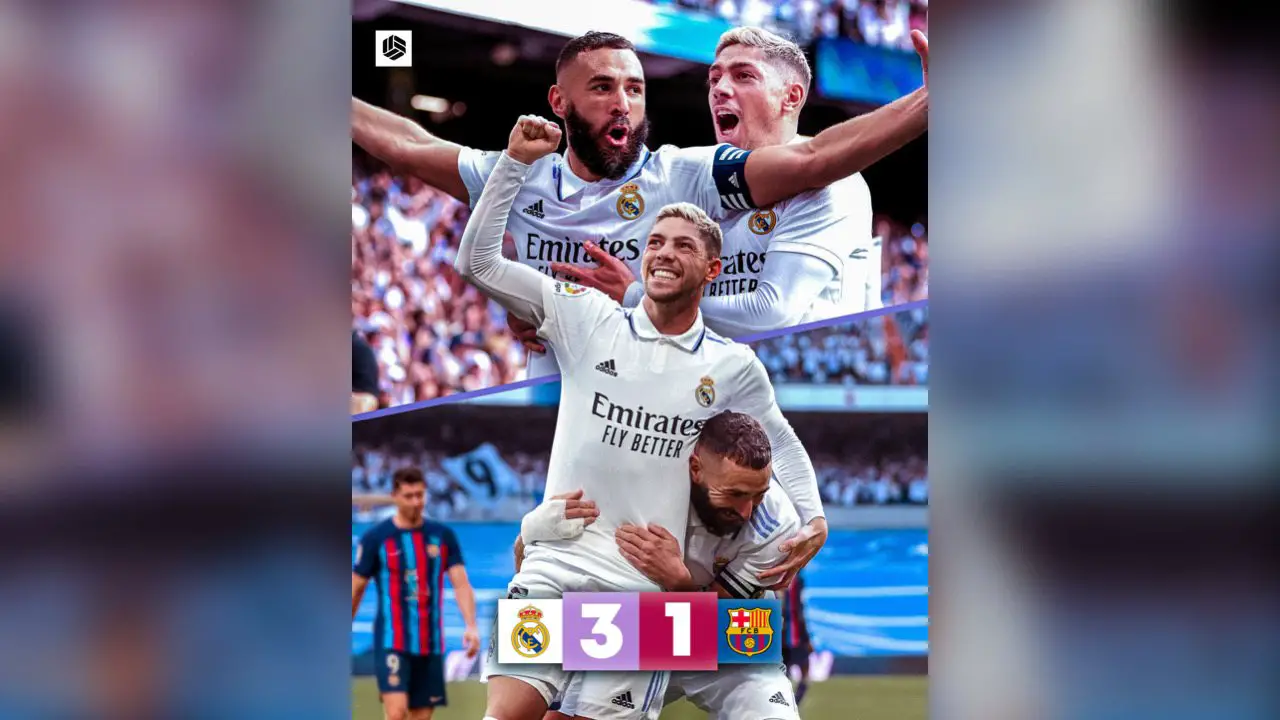 Liga : le Real Madrid remporte le Clásico face au FC Barcelone