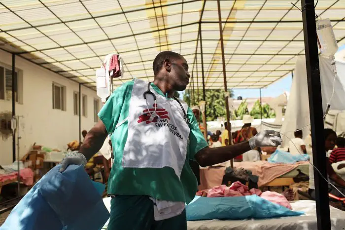 68 patients admis au MSF, la plupart d'entre eux sont des cas confirmés de choléra