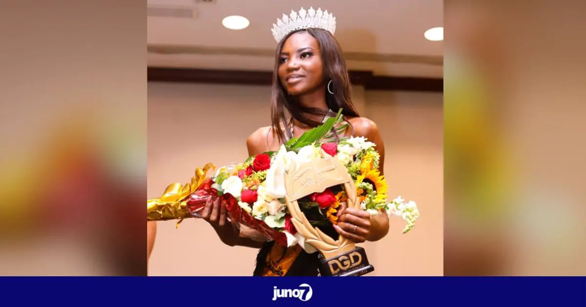 Originaire de Mirebalais, Rosy Paroline âgée de 19 ans devient la nouvelle Miss’Ouest Haïti 2022