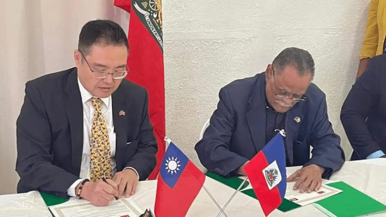 Haïti et Taiwan signent une convention de partenariat pour lutter contre le choléra