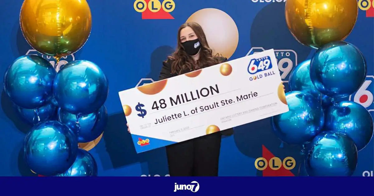Juliette Lamour, yon Kanadyèn 18 lane, genyen 48 milyon dola pou premye fwa li jwe loto