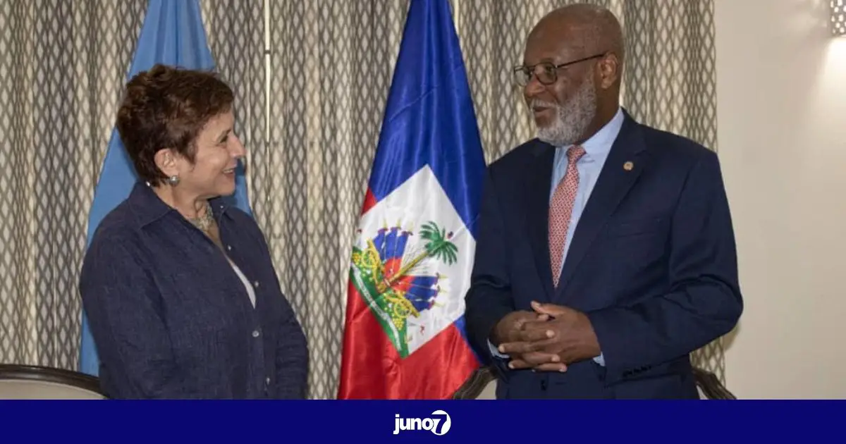 La coopération Haïti-ONU au menu d'une rencontre entre la cheffe du BINUH et le Chancelier haïtien