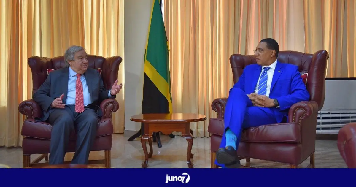 La crise haïtienne au menu d’une rencontre entre Antonio Guterres et le PM jamaïcain Andrew Holness