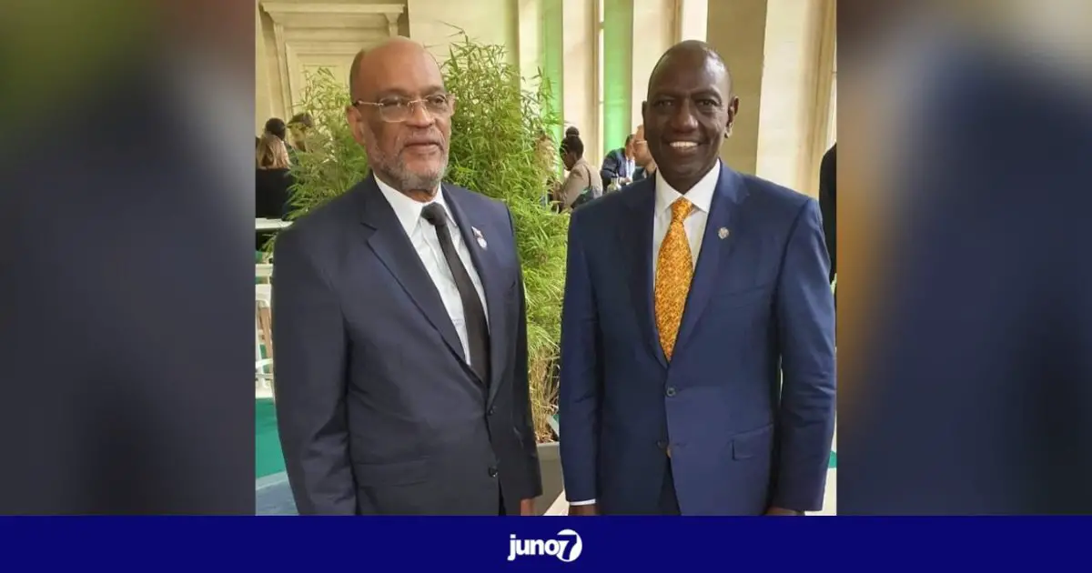 Le président kenyan et Ariel Henry ont discuté des possibilités d'accompagner les forces de sécurité haïtiennes
