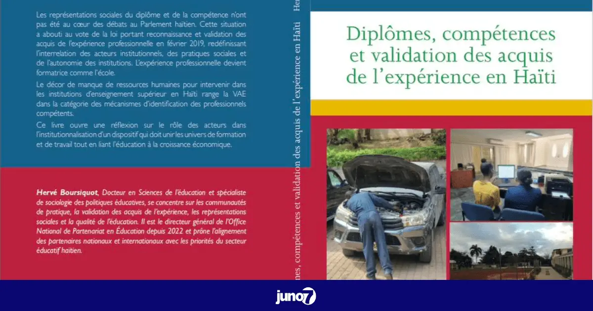 Hervé Boursiquot dévoile un nouvel ouvrage mettant l'accent sur le diplôme, la compétence et l'expérience