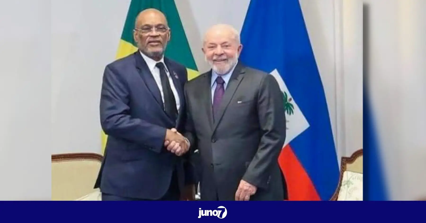 Ariel Henry sollicite le soutien du Brésil en matière de sécurité lors d'une rencontre avec Luiz Inácio Lula da Silva