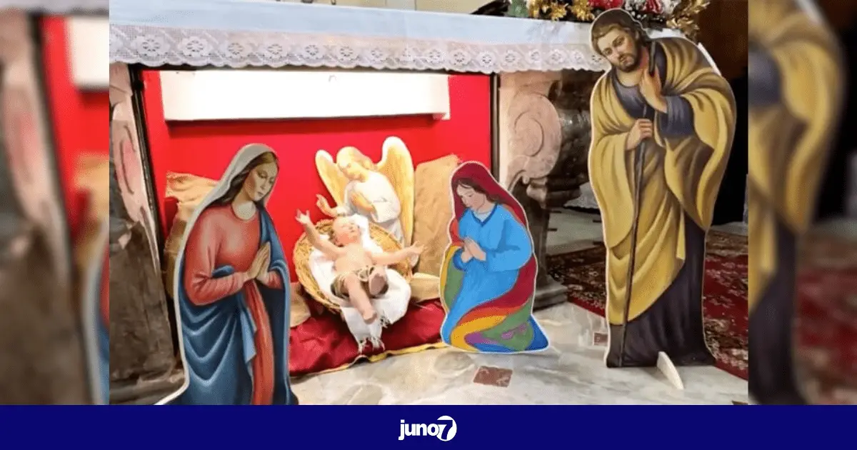Italie: dans une église, une crèche LGBT présentant l'enfant Jésus entouré de deux femmes suscite la polémique