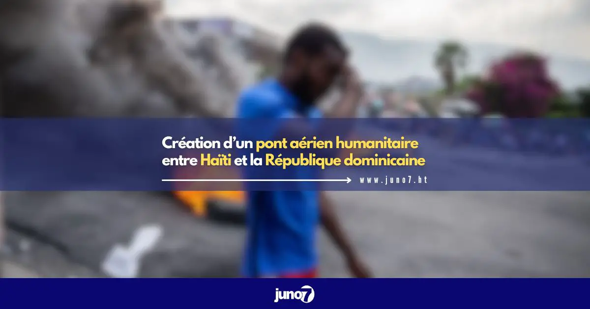 Création d’un pont aérien humanitaire entre Haïti et la République dominicaine.