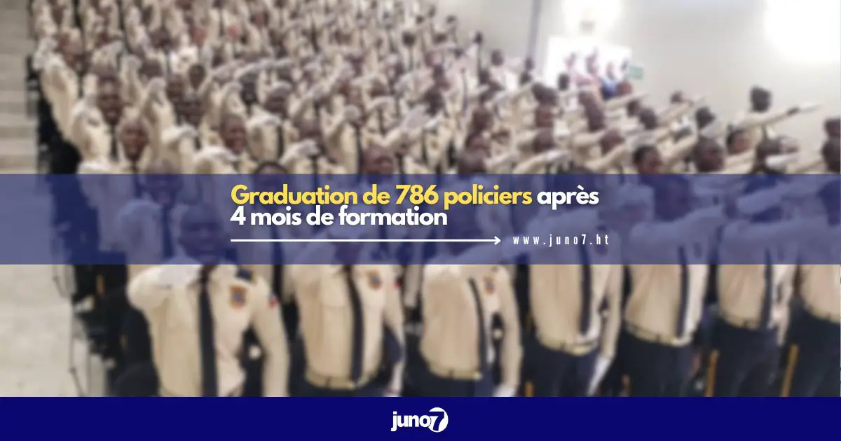 Graduation de 786 policiers après 4 mois de formation