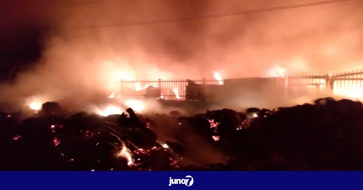19 avril 2022 : un violent incendie ravage le plus grand marché public de Jacmel