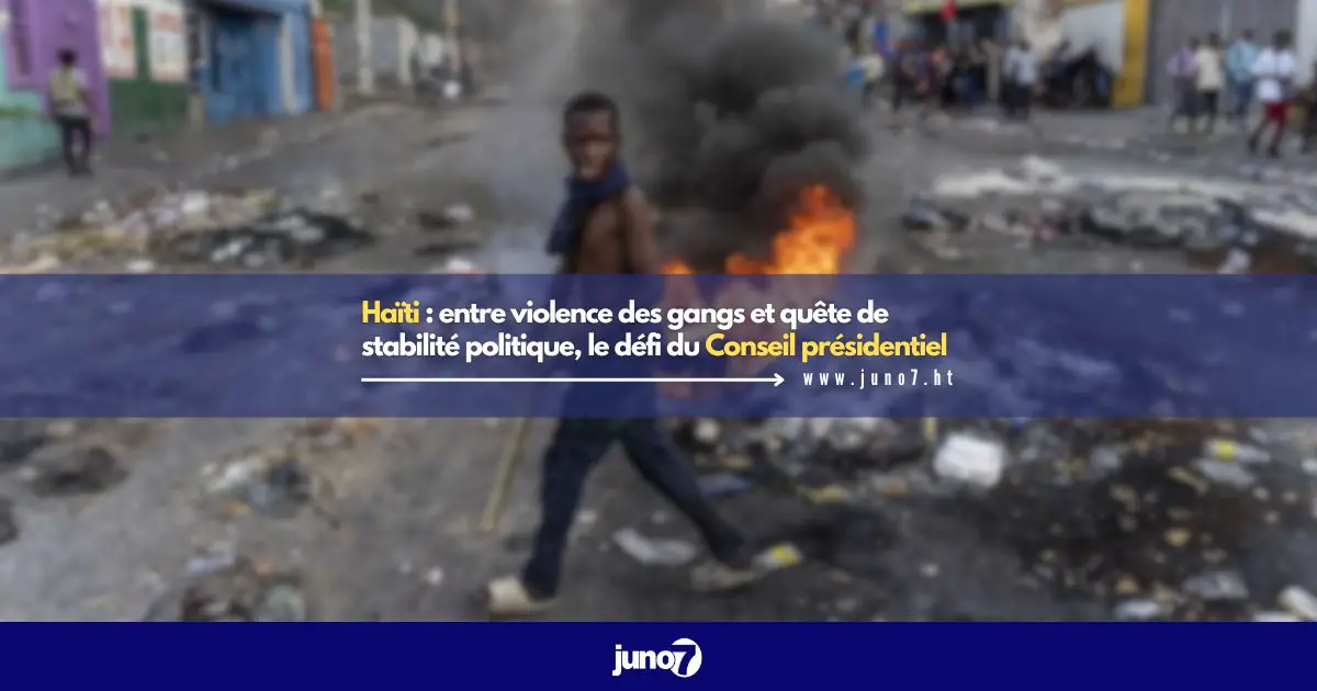 Haïti : entre violence des gangs et quête de stabilité politique, le défi du Conseil présidentiel