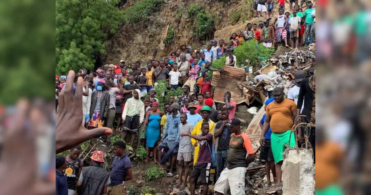 Cap-Haïtien : un glissement de terrain fait 9 morts et détruit 6 maisons à Barrière-Bouteille